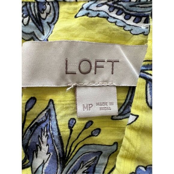 Ann Taylor Loft Floral Tank Top size MP - Picture 5 of 6